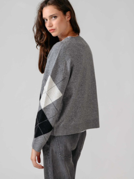 CHAQUETA_PICO_ROMBOS_GRIS CHAQUETA_PICO_ROMBOS_GRIS