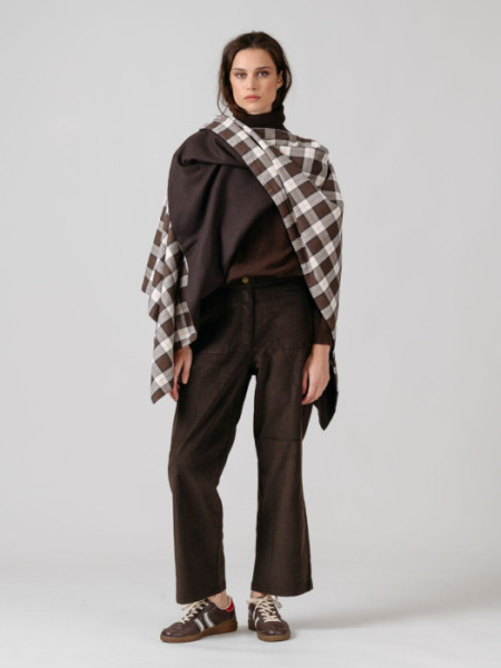 PONCHO_REVERSIBLE_HANNOVER_CUADROS_UNICO_MARRON PONCHO_REVERSIBLE_HANNOVER_CUADROS_UNICO_MARRON