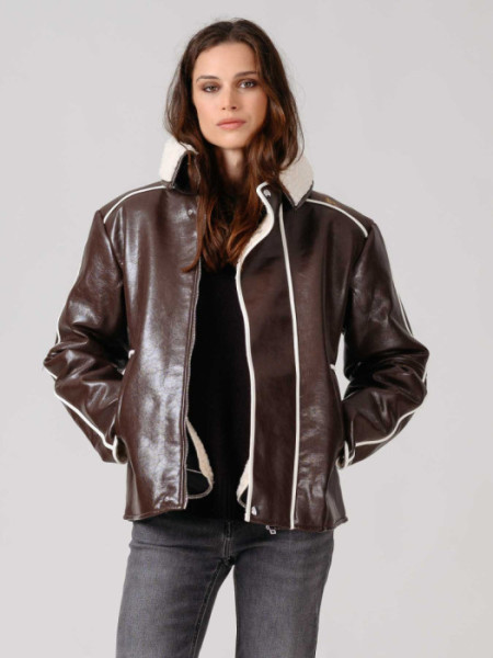 ABRIGO_NORA_MARRON_SHEARLING_MEDIUM_COAT ABRIGO_NORA_MARRON_SHEARLING_MEDIUM_COAT