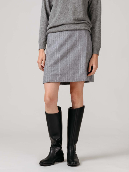 Minifalda Gris Rayas Minifalda Gris Rayas