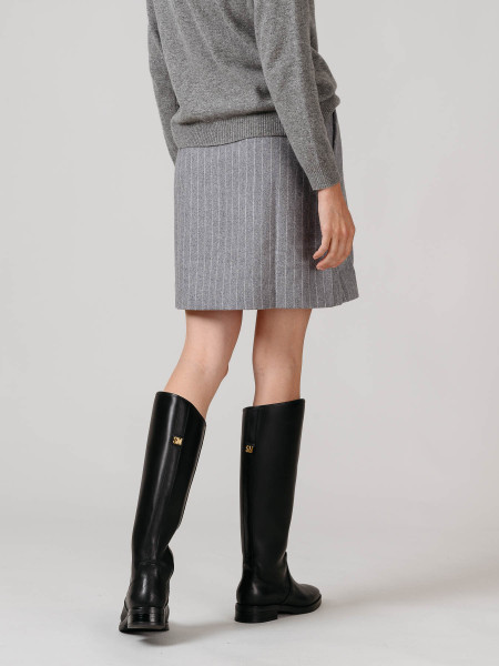 Minifalda Gris Rayas Minifalda Gris Rayas