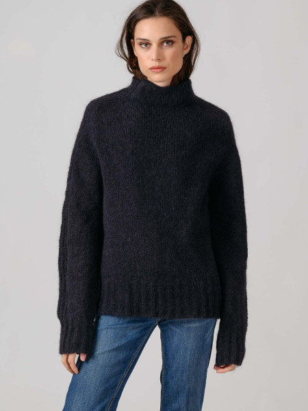 Jersey Cuello Vuelto Negro Jersey Cuello Vuelto Negro