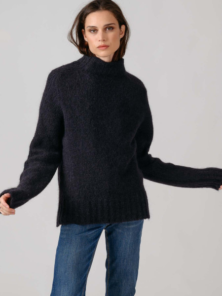 Jersey Cuello Vuelto Negro