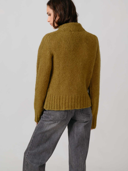 Jersey Cuello Vuelto Kaki Jersey Cuello Vuelto Kaki
