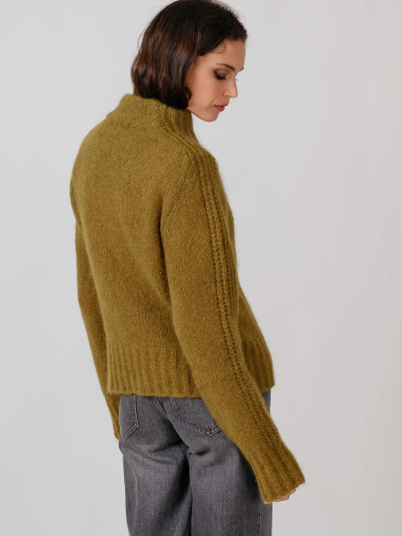 Jersey Cuello Vuelto Kaki Jersey Cuello Vuelto Kaki