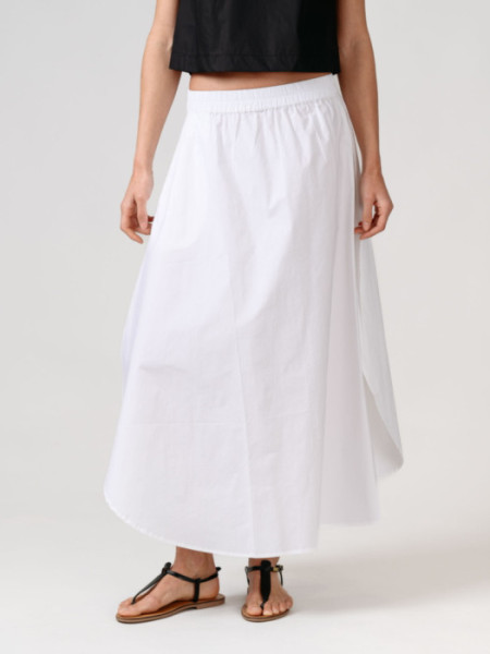 Falda Menorca Algodon Pima Blanco