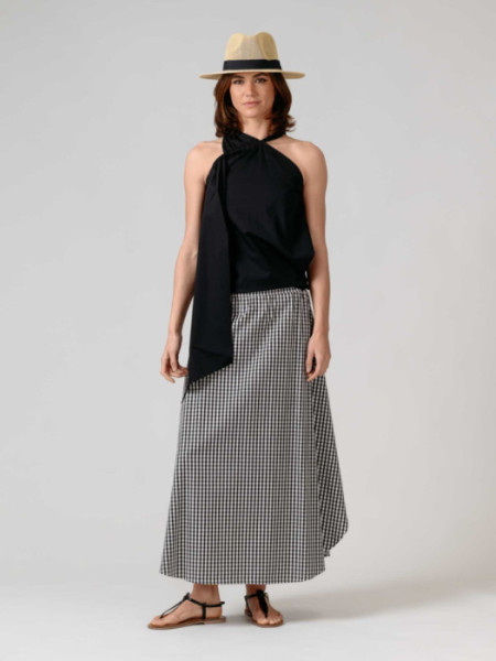 Falda Menorca Algodon Pima Vichy