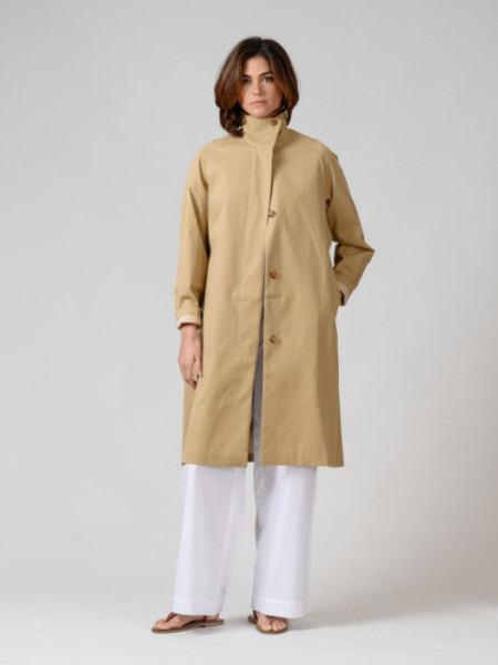 Gabardina Feroe Beige