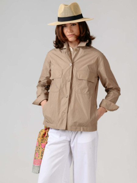 Gabardina Corta Irlanda Beige