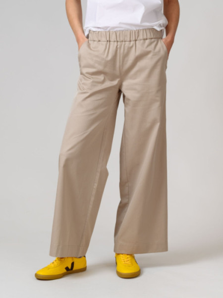 Pantalón Popelin Kabira Beige