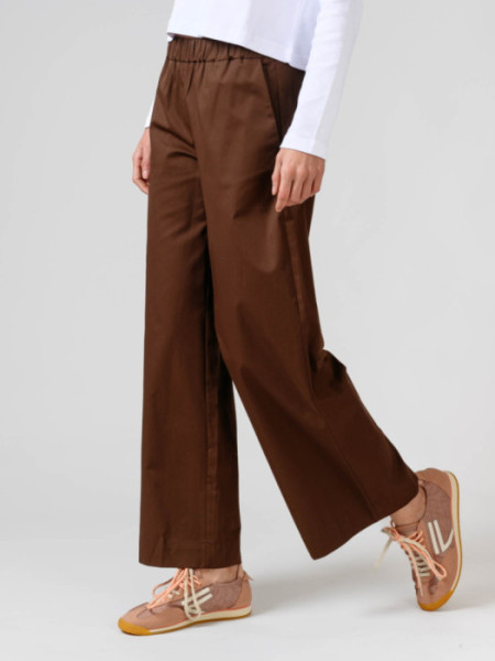 Pantalón Popelin Kabira Marrón