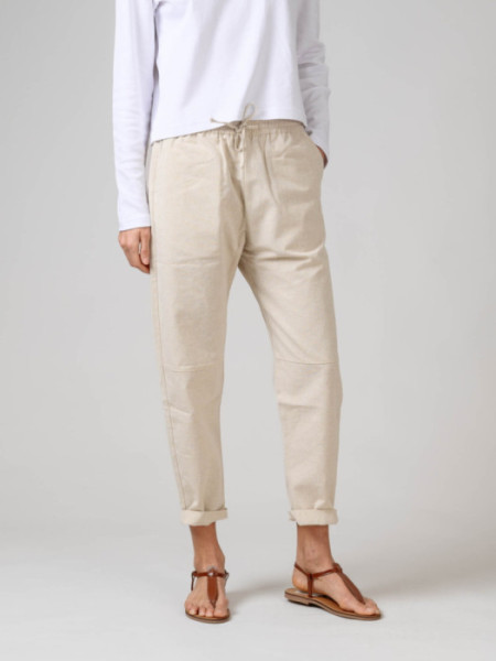 Pantalón Fiyi Beige Lino