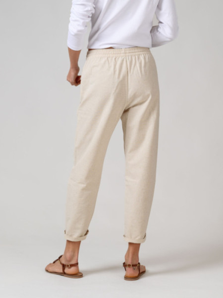 Pantalón Fiyi Beige Lino