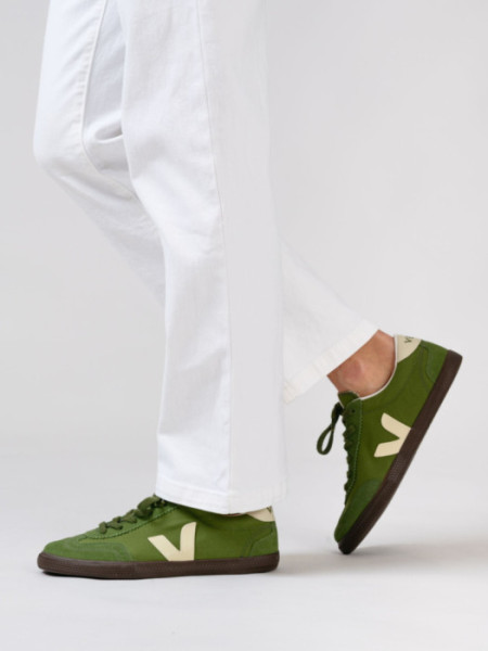 Zapatilla Volley Algodón Verde