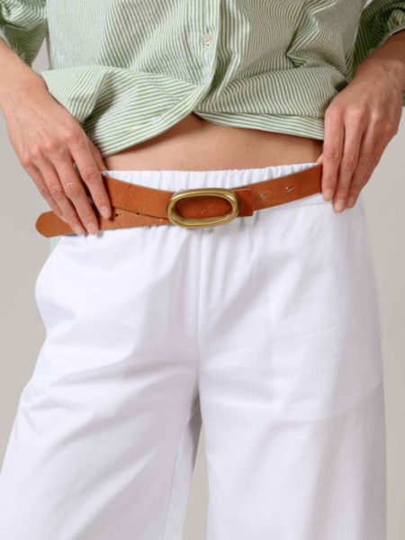 Cinturón Cuero Camel