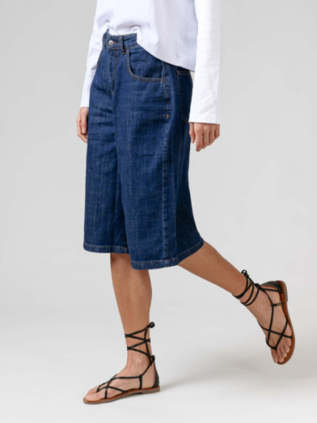 Bermuda Vaquera Ancha