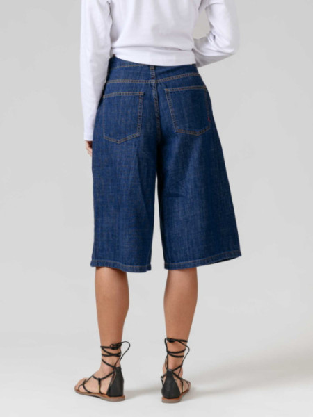 Bermuda Vaquera Ancha