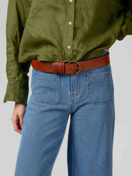 Cinturón Cuero Natural