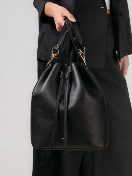 Bolso Cubo Grante Negro