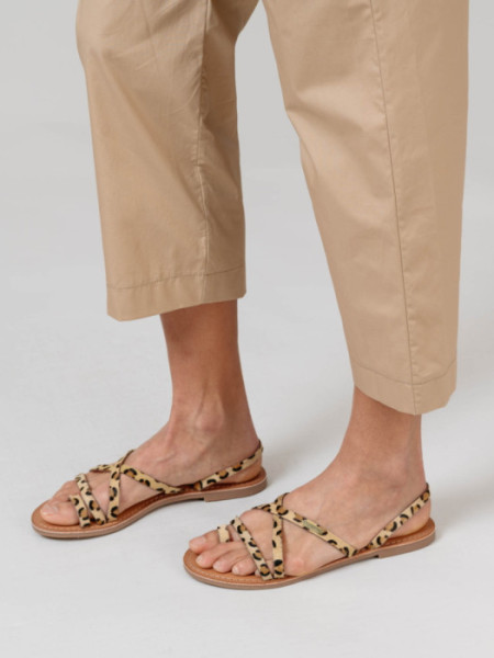 Sandalia Leopardo Abierta