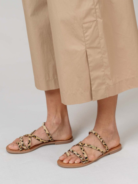 Sandalia Leopardo Abierta