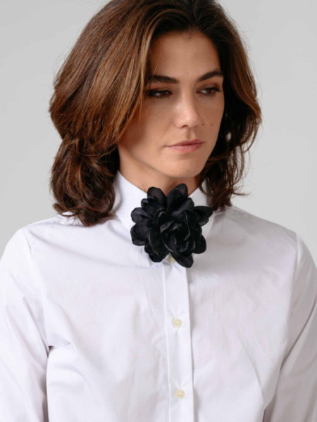 Broche Flor Negro