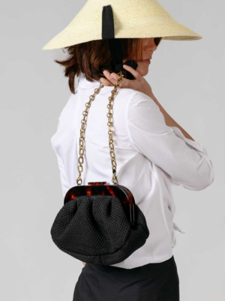 Cartera de mano cierre Carey Nregro