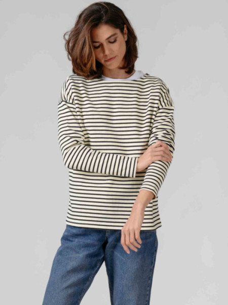 Jersey Rayas Algodón Raya Negra