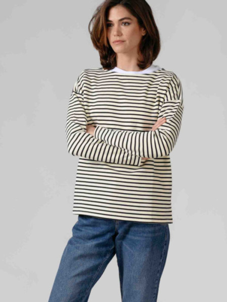 Jersey Rayas Algodón Raya Negra