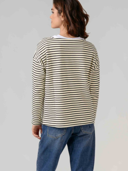 Jersey Rayas Algodón Raya Negra