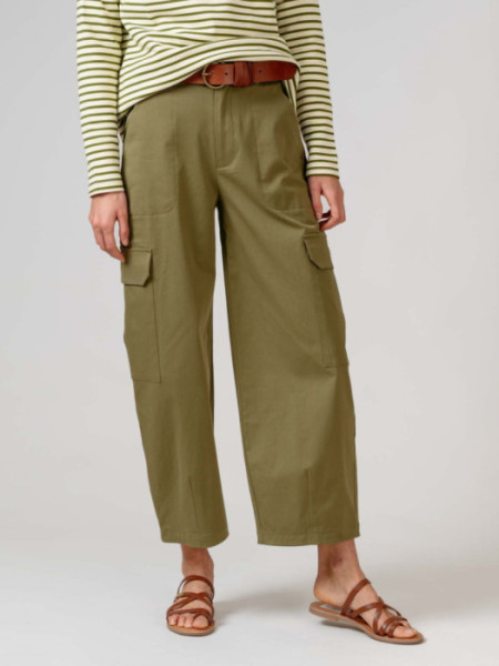Pantalón Cargo Algodón Verde