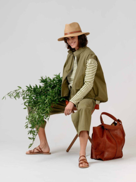 Pantalón Cargo Algodón Verde