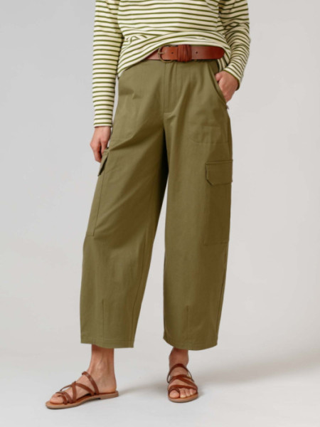 Pantalón Cargo Algodón Verde