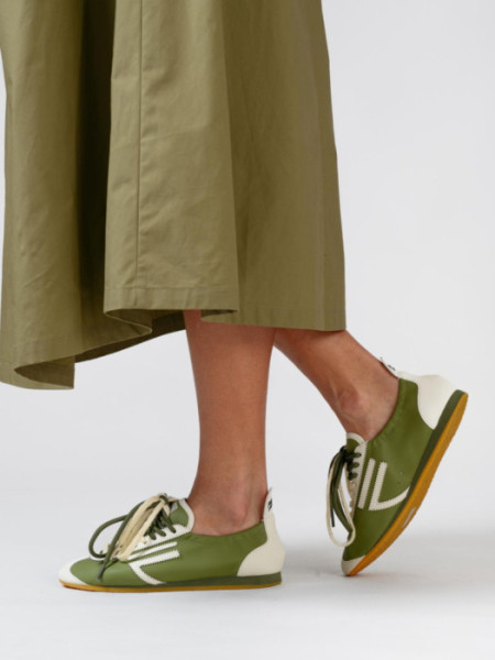 Zapatilla Plana Khaki