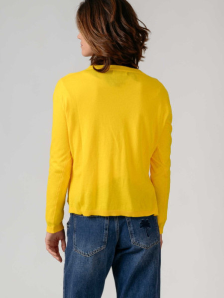 Jersey Duero Fino Cuello Pico Amarillo