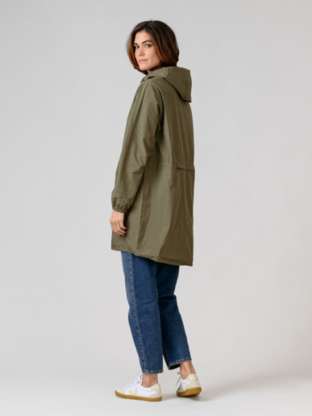 Chubasquero Goma Cintura Kaki