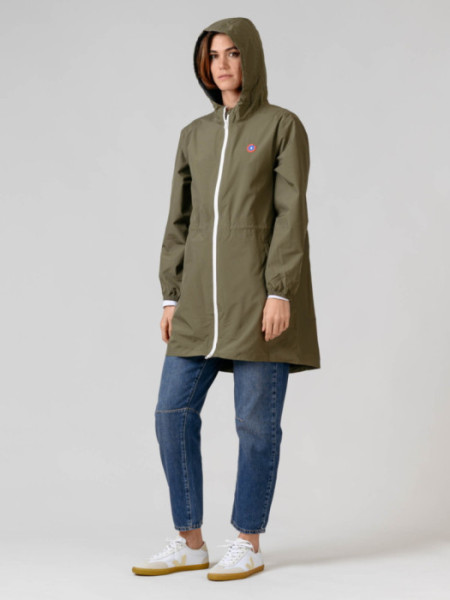 Chubasquero Goma Cintura Kaki