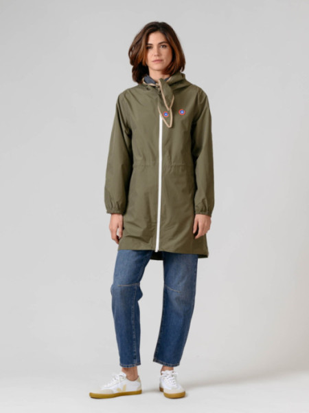 Chubasquero Goma Cintura Kaki