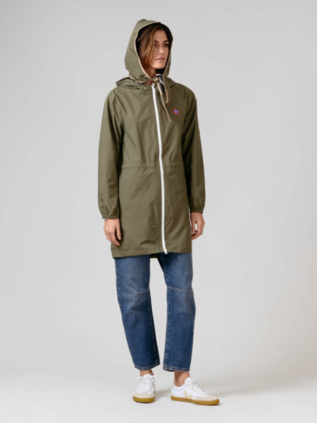 Chubasquero Goma Cintura Kaki