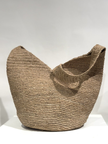 Bolso Rafia Bandolera Natural