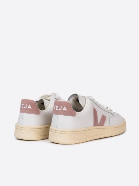 ZAPATILLA VEJA V12 CUERO BLANCO V BABE VEJA 