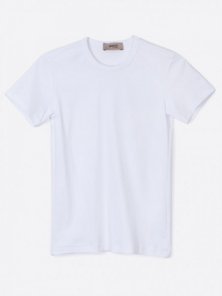 Camiseta Cannes Blanca Manga Corta  