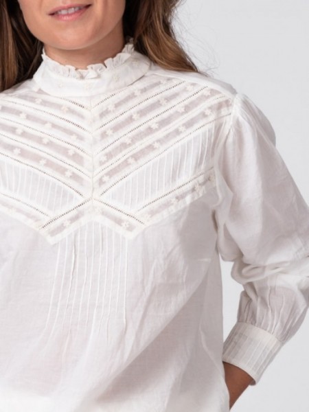 Blusa Romantica Blanca MKT 