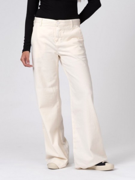 Pantalon Algodon Reciclado Crudo