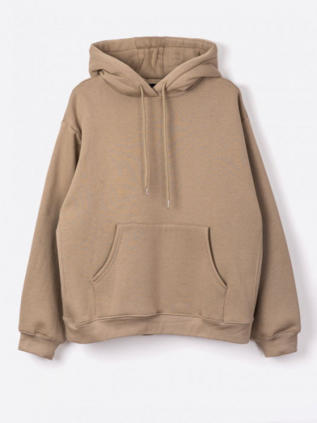 Sudadera Beige Capucha