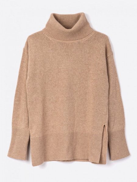 Jersey Nozawa Cuello Vuelto Beige