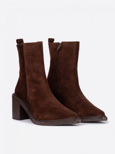 Botin Serraje Marron