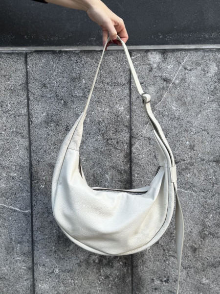 Bolso Bandolera Cuero Crudo