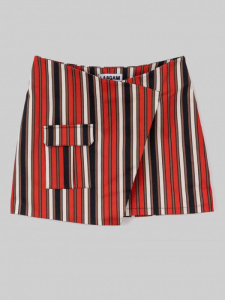 NOA_RED_STRIPED_MINI_SKIRT