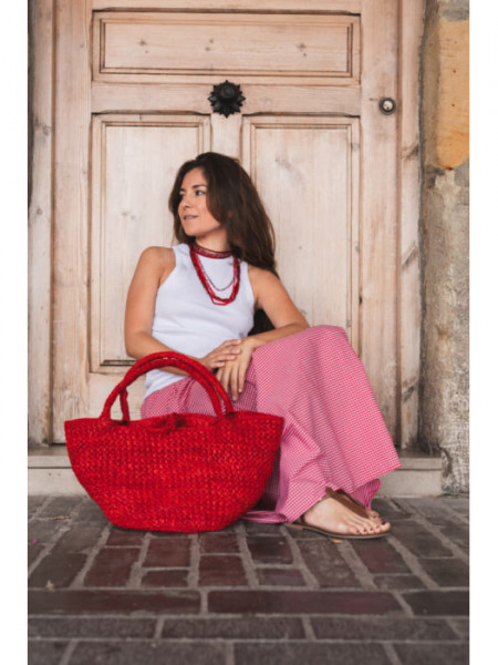 Capazo Básico Rojo